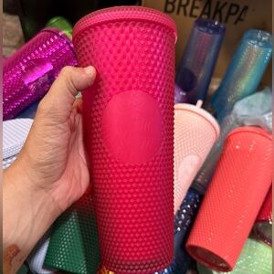 Starbucks Fuchsia Textured Tumbler